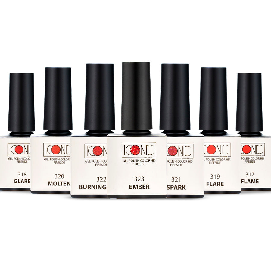 Gel polish FIRESIDE COLLECTION ICONIC Professional Nail System
