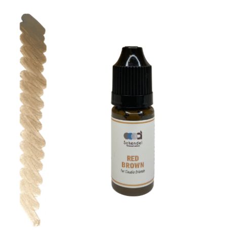 Pigmenti SCHENDEL INK RED BROWN -10ml - Macchinetta PMU e microblading