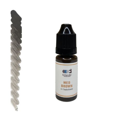 Pigmenti SCHENDEL INK MED BROWN -10ml
per microbladin e macchinetta PMU