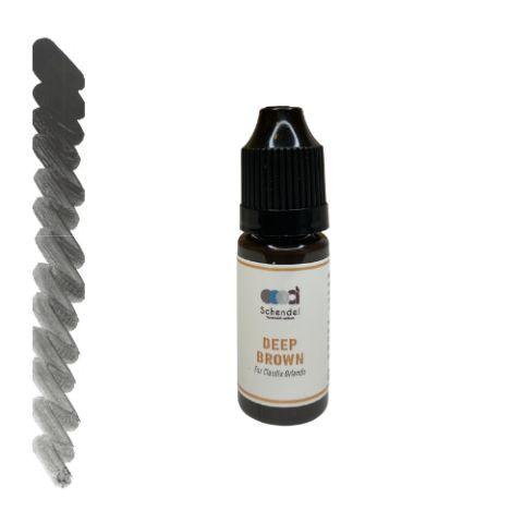 Pigmenti SCHENDEL INK DEEP BROWN -10ml - Macchinetta PMU e microblading