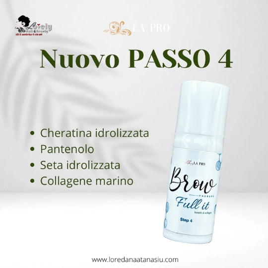 LAPRO- LIFT STEP 4 GEL - 10ML -Sigillante filmogeno professionale per laminazione ciglia e sopracciglia