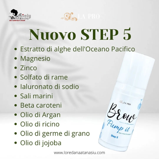 LAPRO- LIFT STEP 5 MINERAL MASK - 10ML - Maschera nutriente post laminazione ciglia e sopracciglia