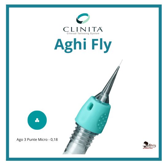Aghi Fly - Clinita - 3P RL - Ago 3 Punte Micro - 0,18 -10 pzz