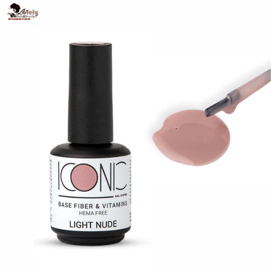 BASE Semipermanente FIBER - Light Nude - ICONIC Nail System -15 ml