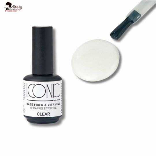 BASE Semipermanente FIBER - Clear - ICONIC Nail System -15 ml