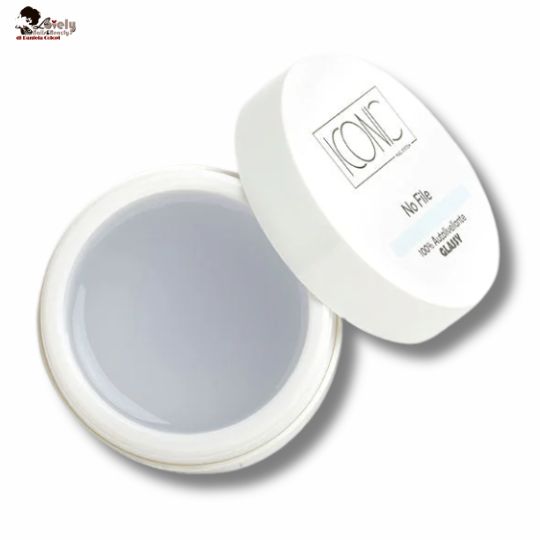 Builder Gel - NO File - Glassy - (Clear) ICONIC Nail System - 50 ml