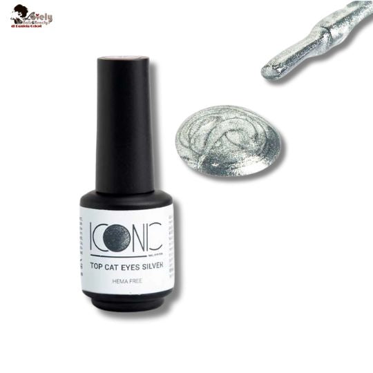 Top Cat Eyes SILVER - ICONIC Nail System - 10 ml
