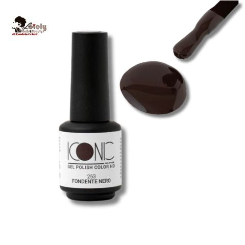 Gel Polish 253 - Fondente Nero - ICONIC Nail System - 8 ml