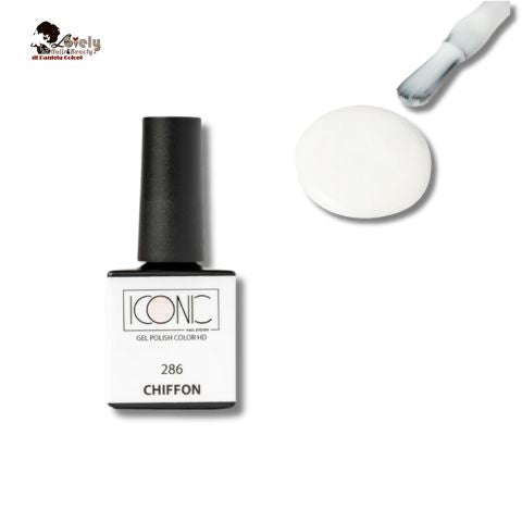 Gel Polish Color HD Lingerie - 286 CHIFFON - ICONIC Nail System - 10 ml