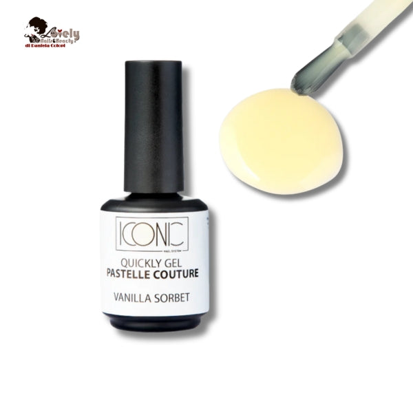 Quickly - Gel In Bottiglietta - Pastell Couture - Vanilla Sorbet - ICONIC Nail System