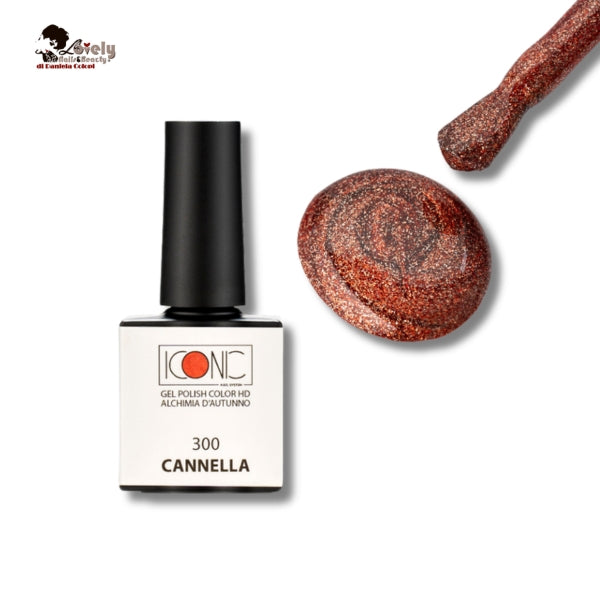 Gel Polish Color HD - 300 Cannella - ICONIC Nail System - 10 ml