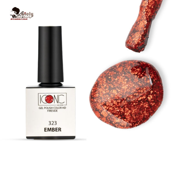 Gel Polish Color HD - 323 Ember - ICONIC Nail System - 10 ml
