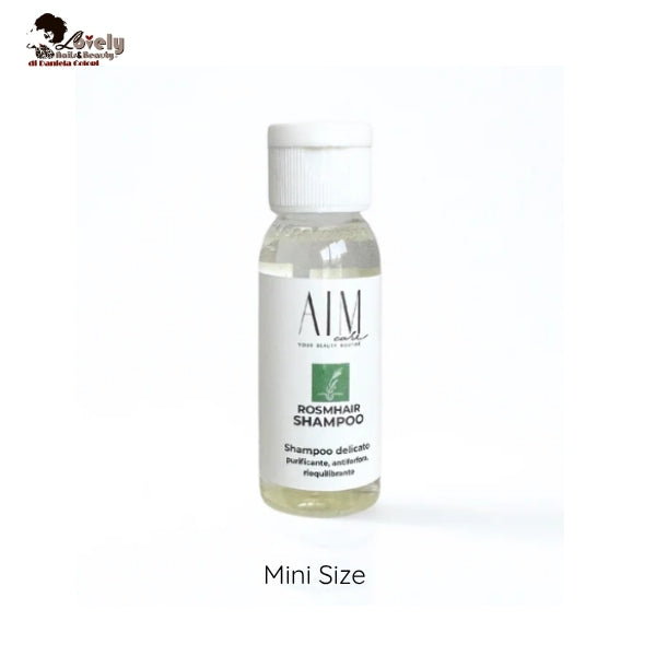 AIM-Care - Rosmhair shampoo mini-size 30ml - antiforfora- rinforzante- stimolante per crescita capelli