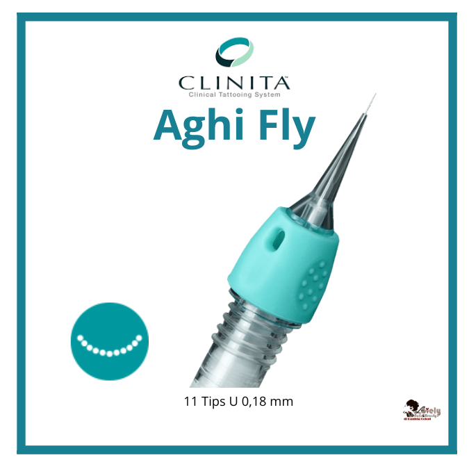 Aghi Fly - Clinita - FLY Ago 11 Tips U 0,18 mm - 10 pieces box