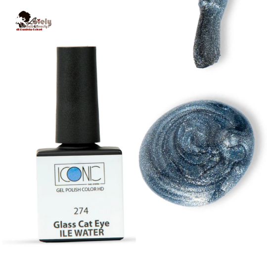 Gel Polish - 274 - GEL HD - CAT EYE ILE WATER - ICONIC Nail System