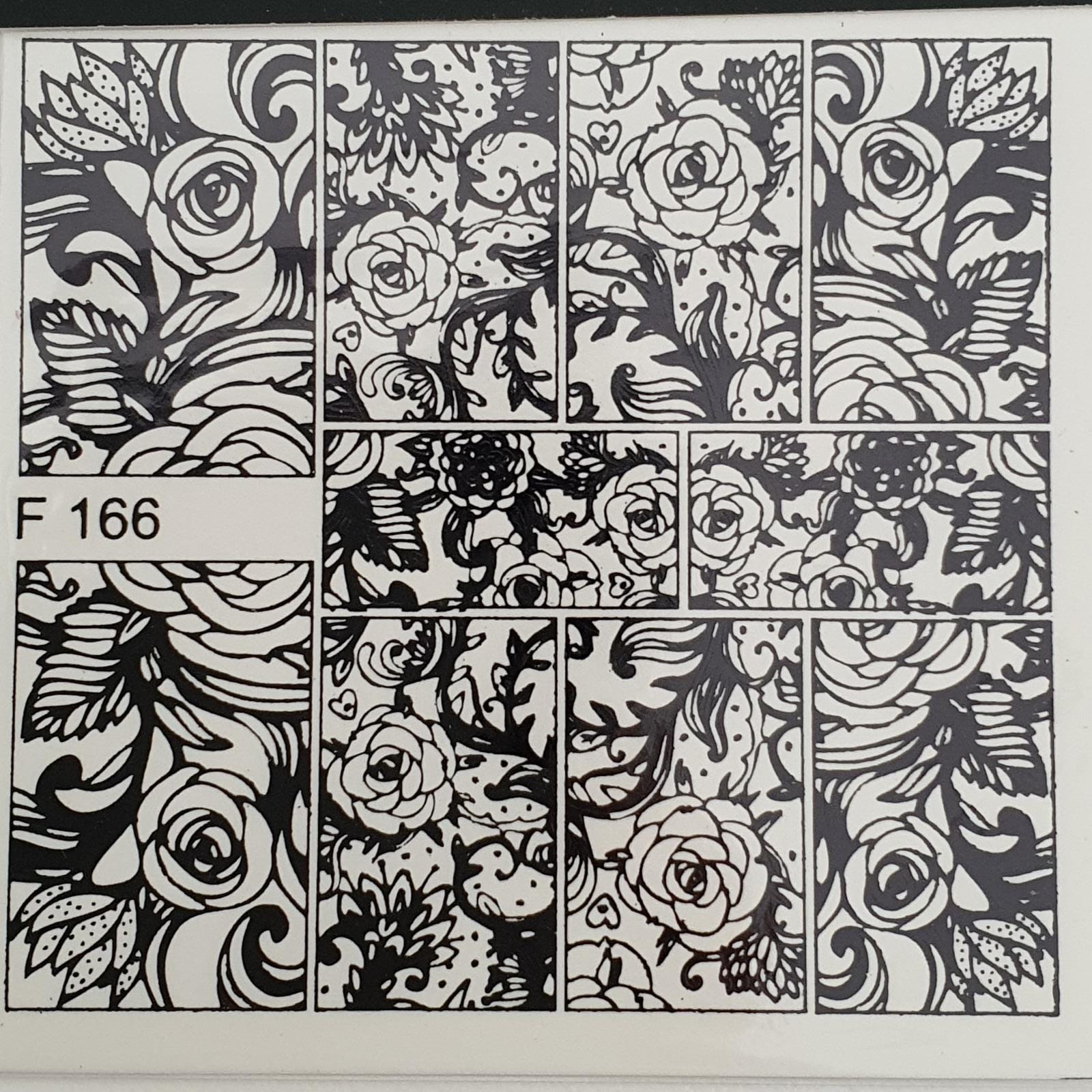 Water Decals F166 Black