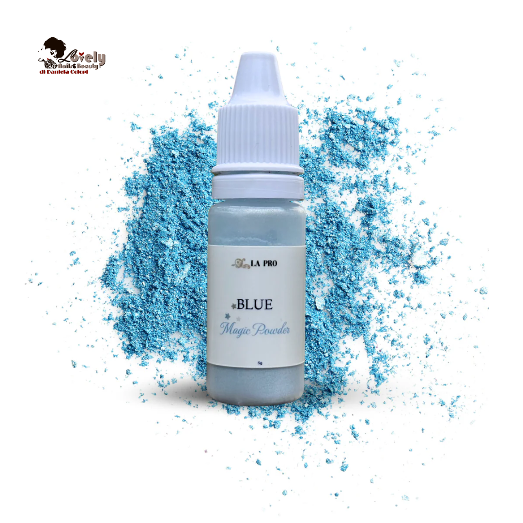 LAPRO - POWDER GLUE BLUE – Colla in polvere per laminazione coreana sopracciglia e ciglia – Brow Lift Metodo Coreano