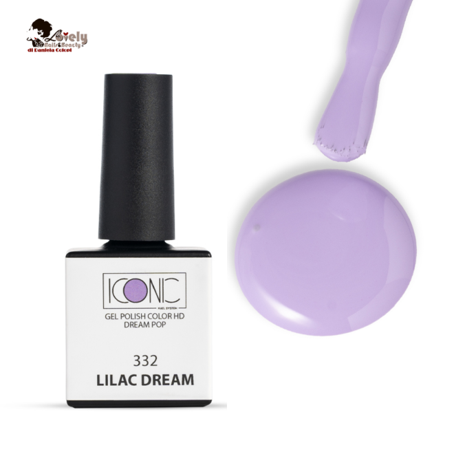 Gel Polish Color HD - 332 LILIAC DREAM - ICONIC Nail System - 10 ml