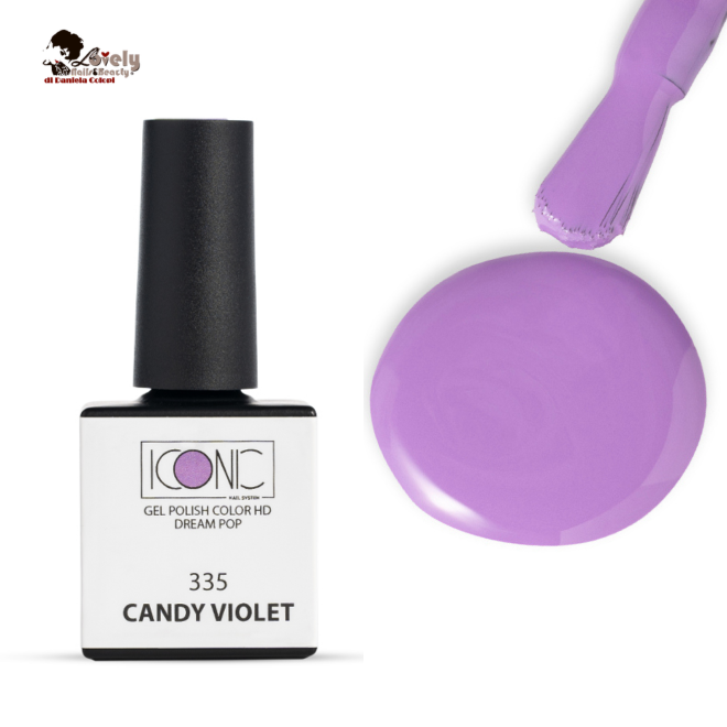 Gel Polish Color HD - 335 CANDY VIOLET - ICONIC Nail System - 10 ml