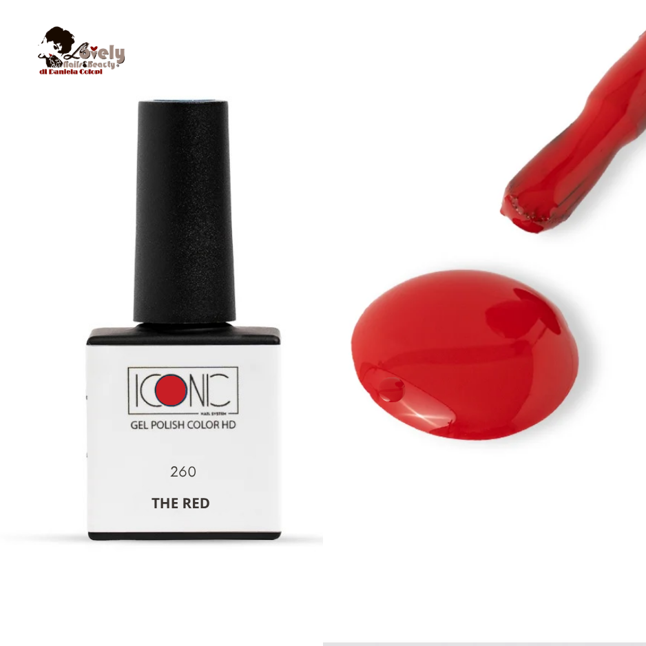 Gel Polish 260 - THE RED - ICONIC Nail System - 10 ml