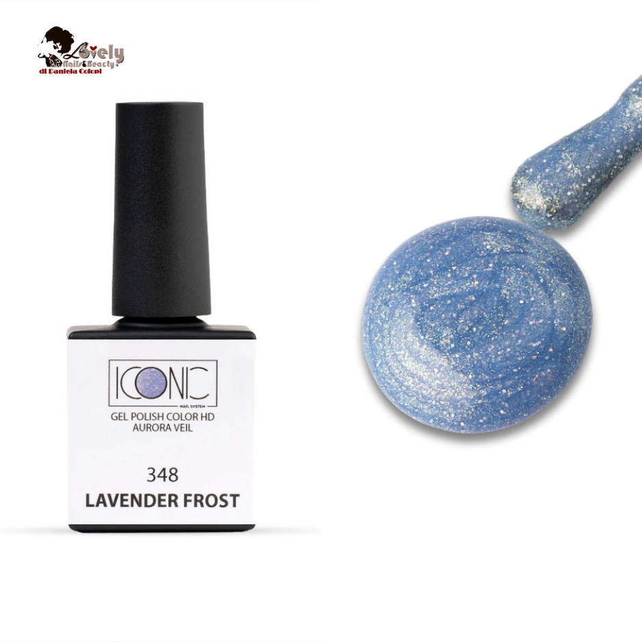 Gel Polish Color HD collezione Aurora Veil - 348 - Lavender Frost - ICONIC Nail System - 10 ml