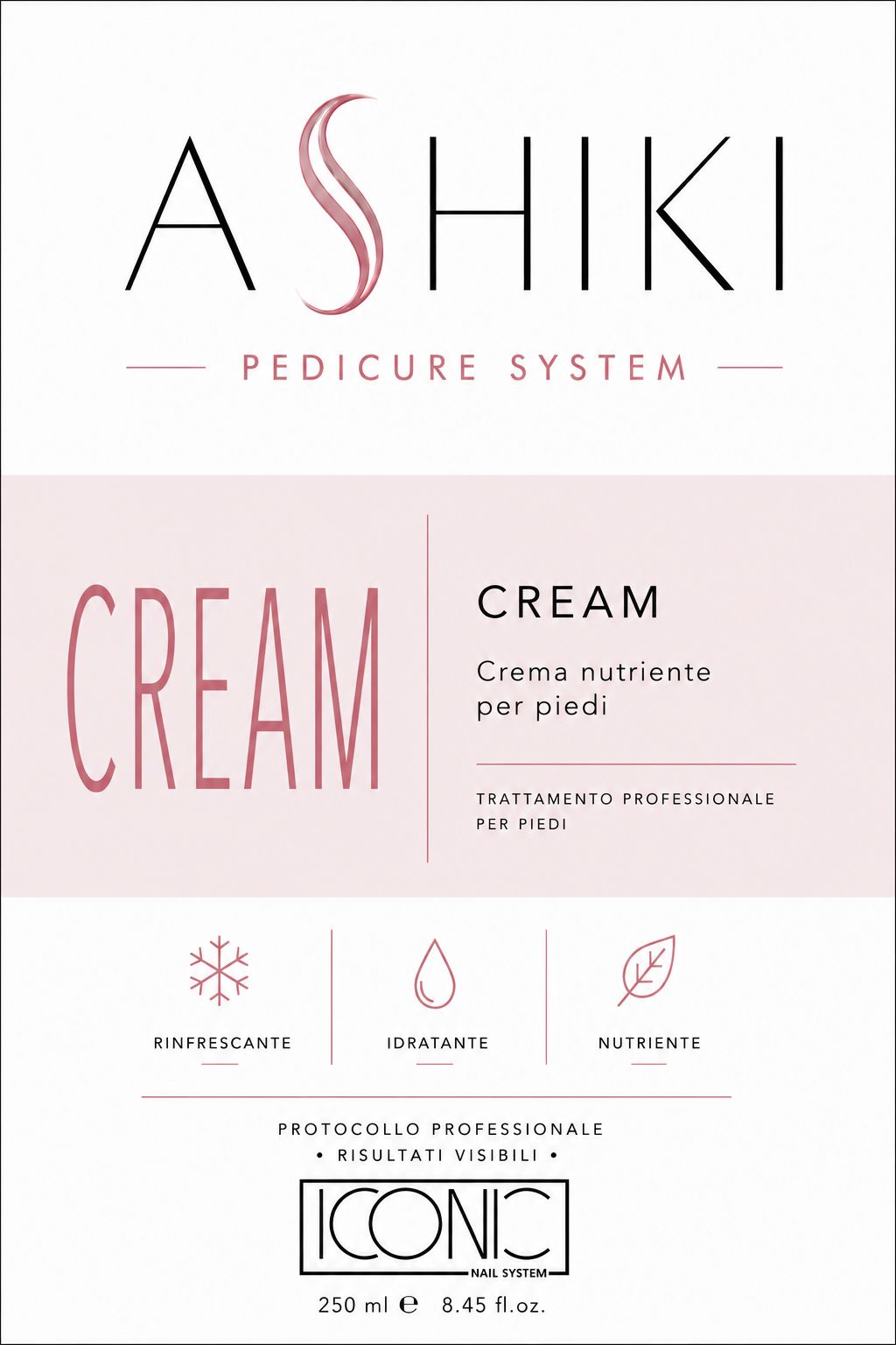 Ashiki - Pedicure system - Restore Cream - 250 ml