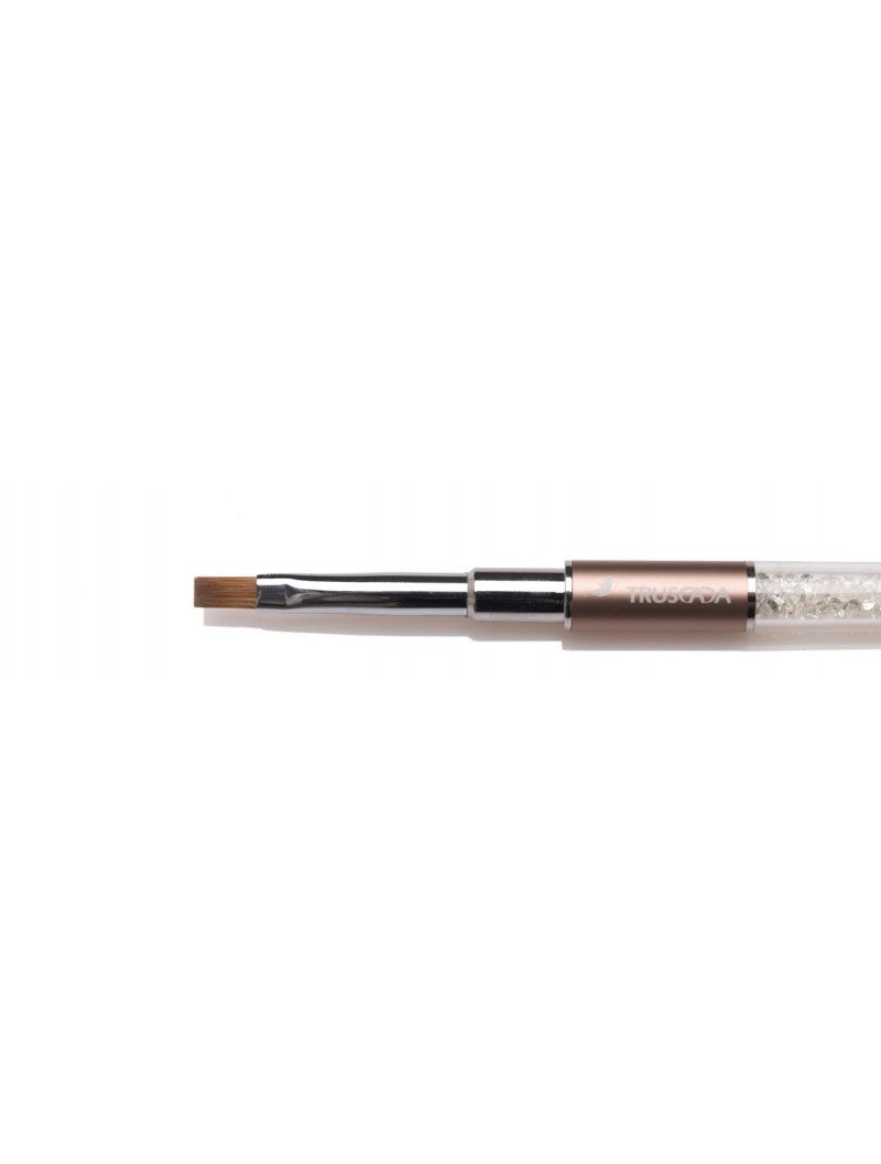 PRESTIGE Crystal UV Gel Brush Flat #04 (natural nylon)