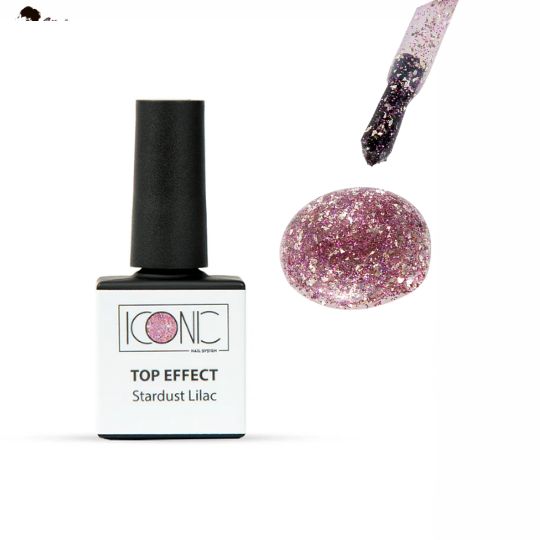 Top Effect Stardust - Lilac - ICONIC Nail System - 10 ml