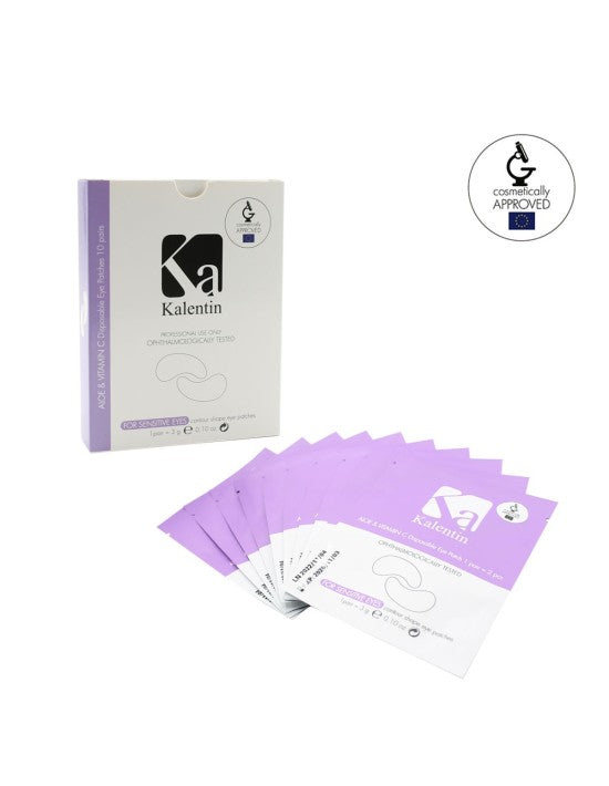 KALENTIN - PATCH PER OCCHI SENSITIVE ALOE E VITAMINA C - 20 PEZZI (10 PAIA)
