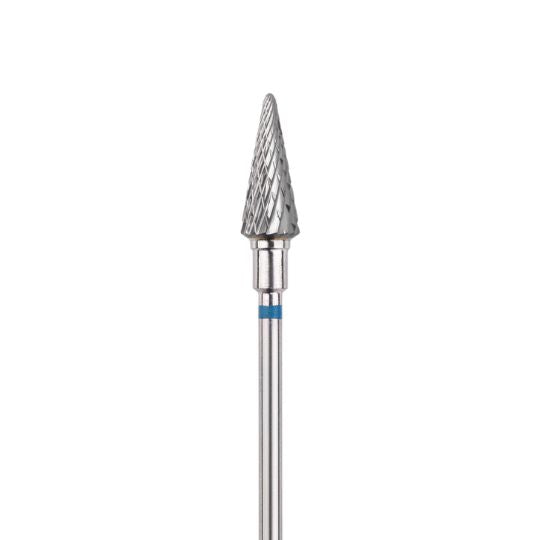HBC-266GR.060 - Punta fresa tungsteno- Rimozione - cono blu , L14,0 mm, diametro 6,0 mm