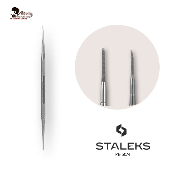 Sollevatore Unghia Incarnita e Microlima Sottile Dritta Professionale PE-60/4 - STALEKS EXPERT