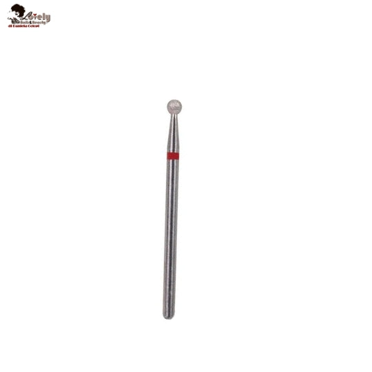HBD-001RD-Punta Fresa diamantata sfera rossa 02,5 mm