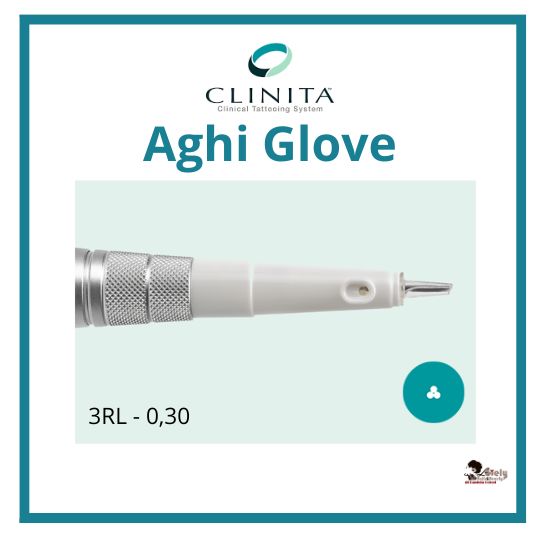 Aghi Glove - Clinita - 3P RL -  Ago 3 Punte Liner - 0,30 mm - Box 10 pzz