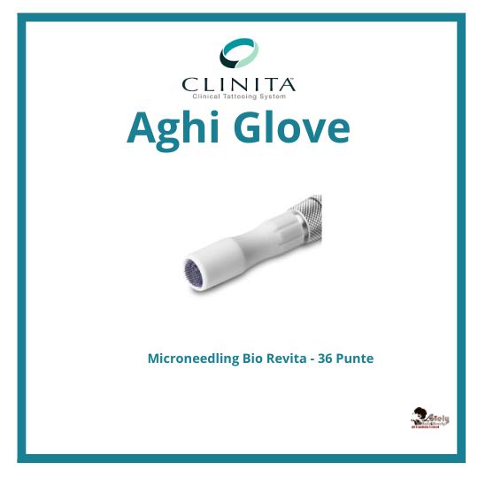Aghi Glove - Clinita - Microneedling - Bio revita 36 Punte  -10 pzz