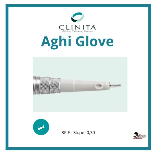 Aghi Glove - Clinita - 3P RF -  Ago 3 Ago 3 Punte Slope - 0,30 mm - Box 10 pzz