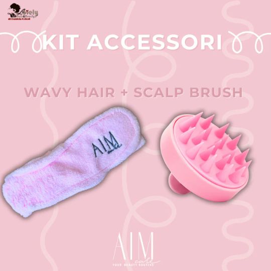 AIM-Care - Kit accessori wavy hair + scalp brush
