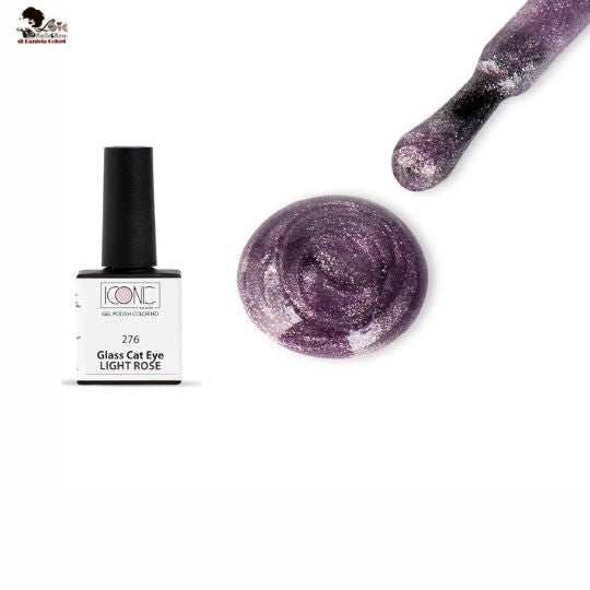 Gel Polish - GEL HD - CAT EYE GLASS -  276 light rose  ICONIC Nail System - 10 ml