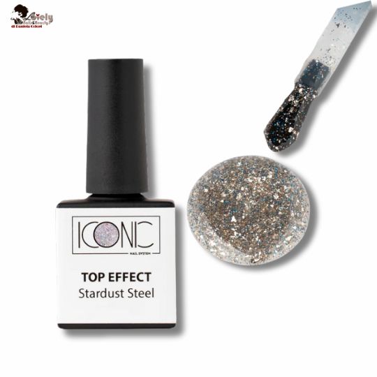 Top Effect Stardust - Steel - ICONIC Nail System - 10 ml
