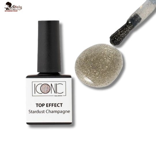 Top Effect Stardust - Champagne - ICONIC Nail System - 10 ml