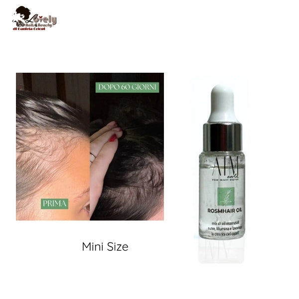 AIM-Care - Rosmhair Oil Minisize 5ml – Trattamento Rinforzante e anticaduta per capelli e cuoio capelluto