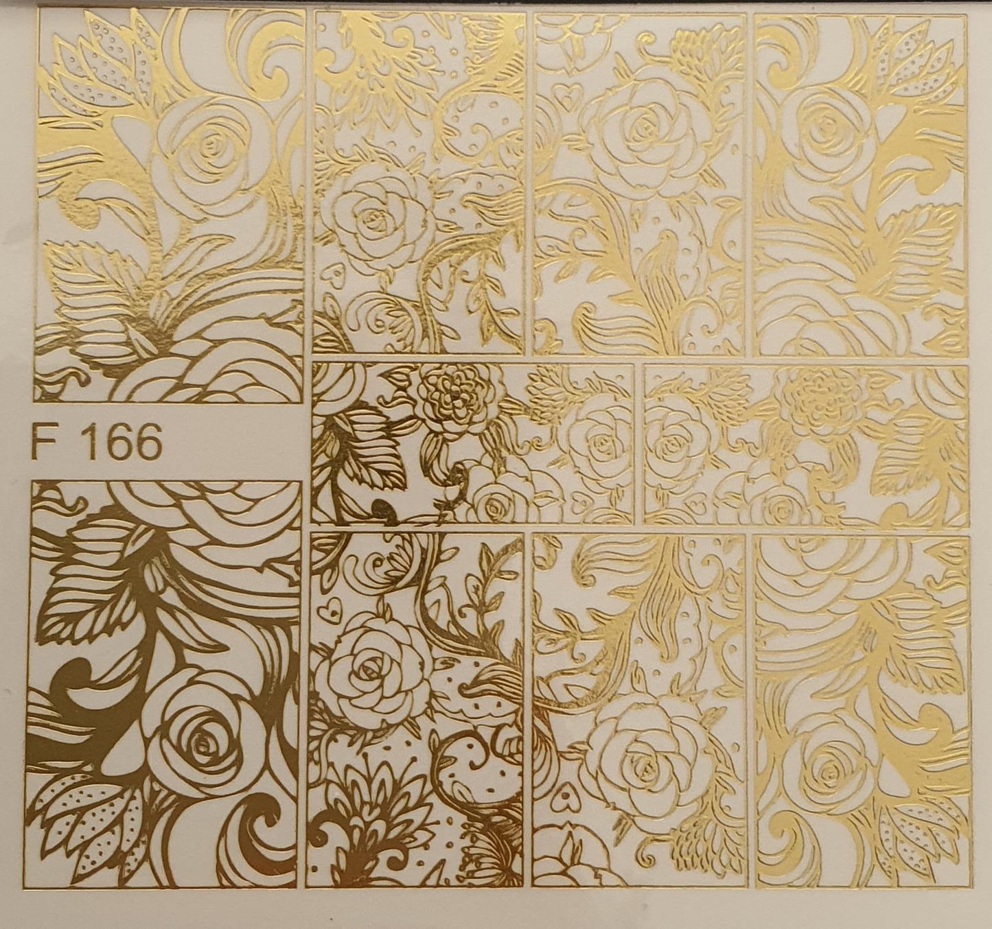 Water Decals F166 GOLD