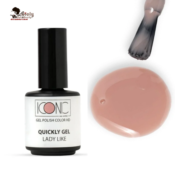 Quickly - Gel In Bottiglietta - Lady Like - ICONIC Nail System