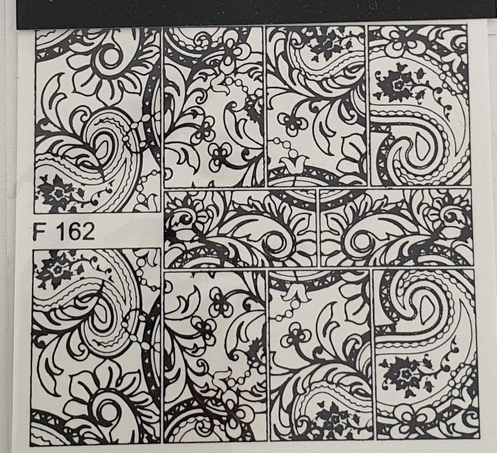 Water Decals F162 BLACK