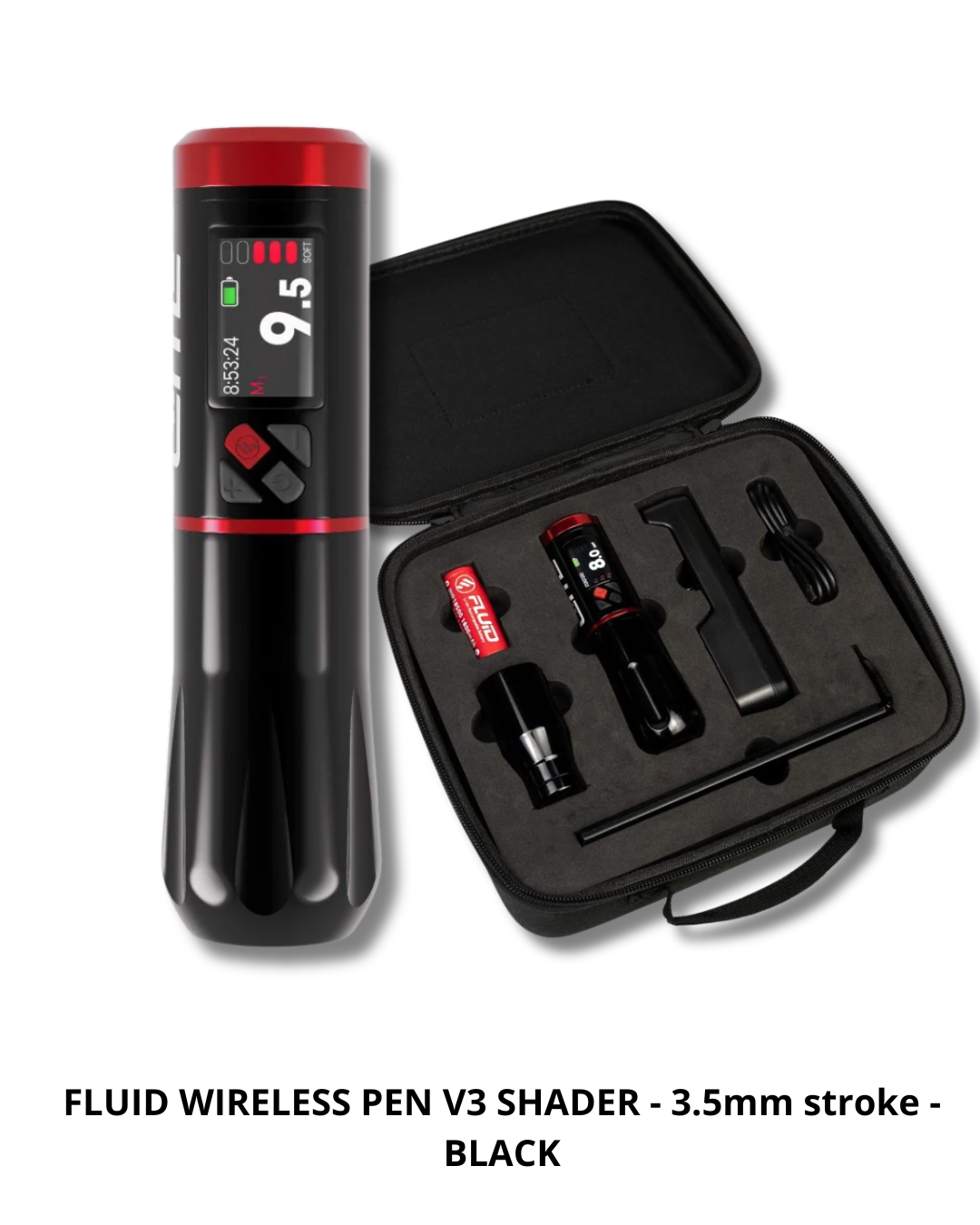 FLUID WIRELESS PEN V3 SHADER - 3.5mm stroke - BLACK