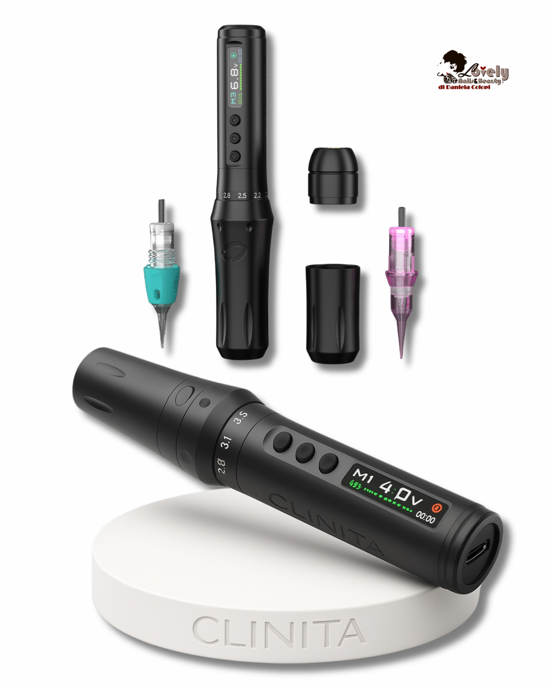 Dermografo Clinita C-MED wireless medical grade con micromotore svizzero Maxon