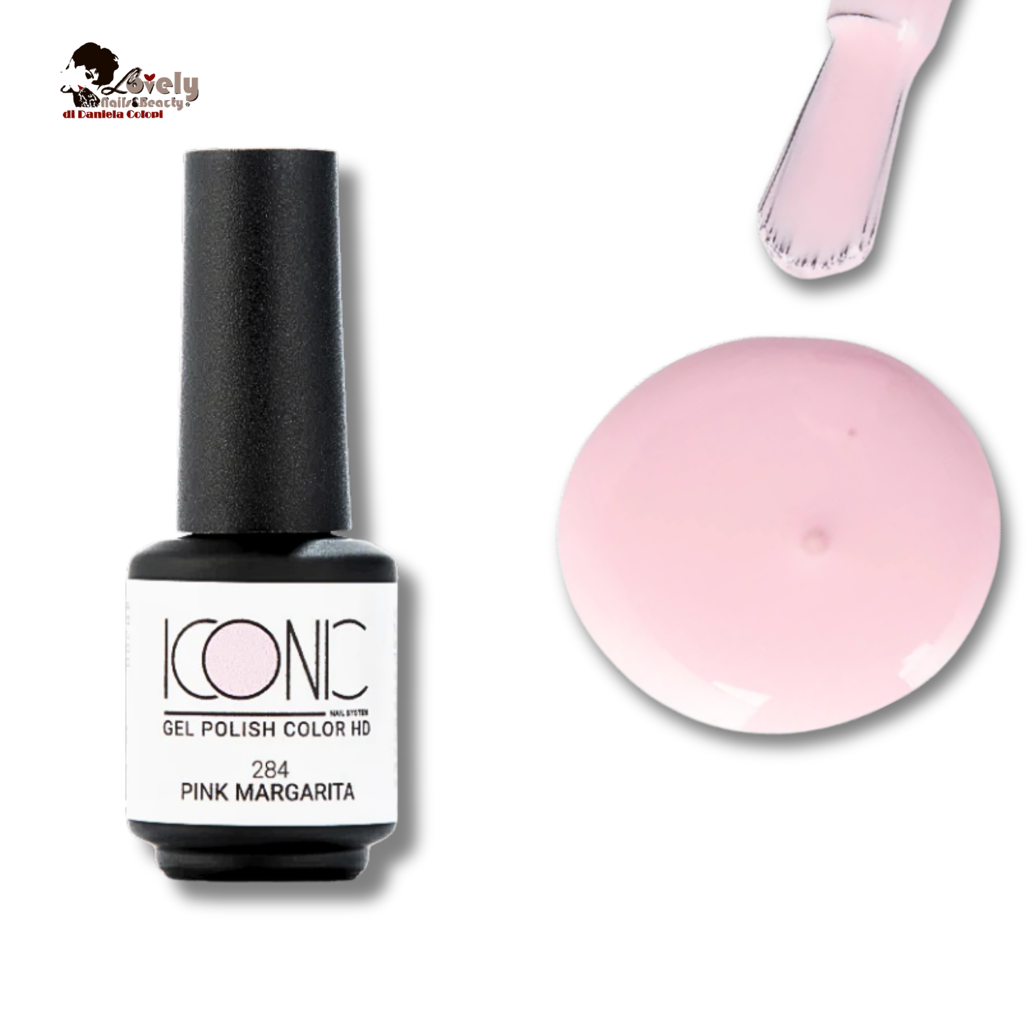 Gel Polish 284 - PINK MARGHERITA- ICONIC Nail System - 8 ml