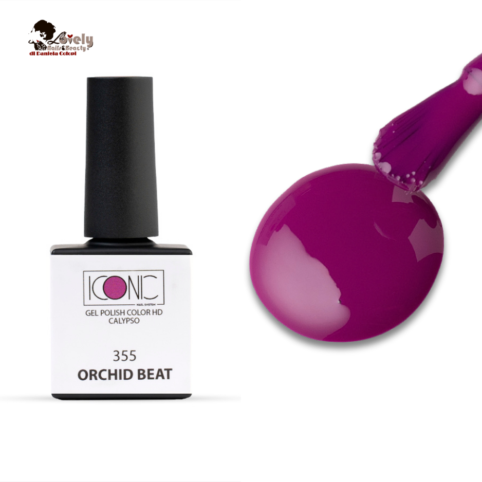 Gel Polish Color HD collezione Calyspo - 355 - Orchid Beat - ICONIC Nail System - 10 ml