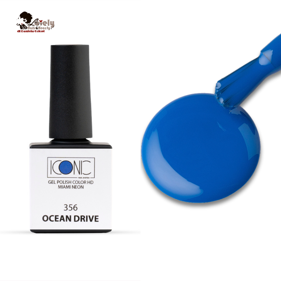 Gel Polish Color HD collezione Miami 356 - Ocean Drive - ICONIC Nail System - 10 ml
