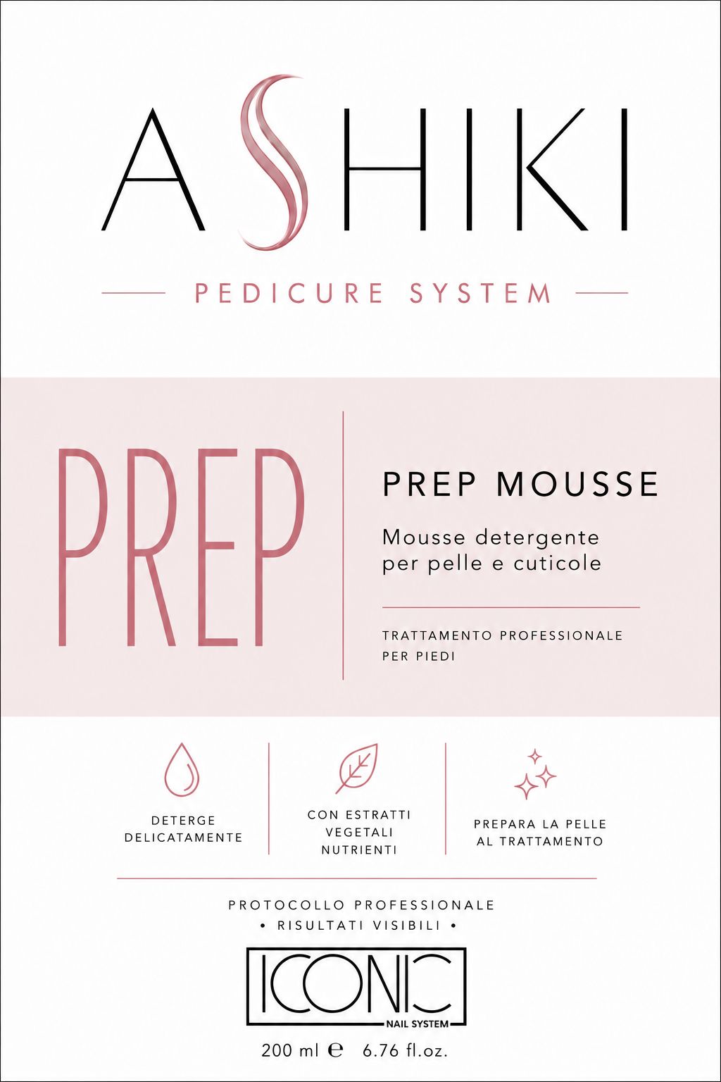 Ashiki - Pedicure system - Prep Mousse - 200 ml