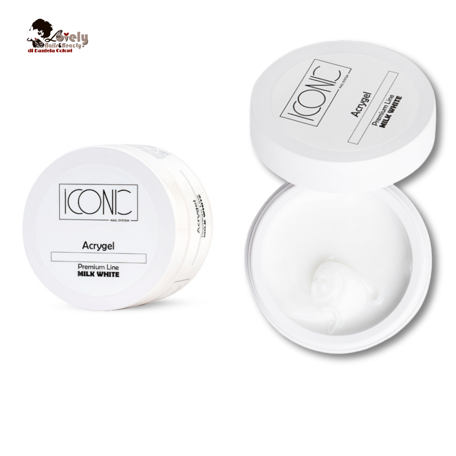 Acrygel - Milky White - ICONIC Nail System - 50 ml